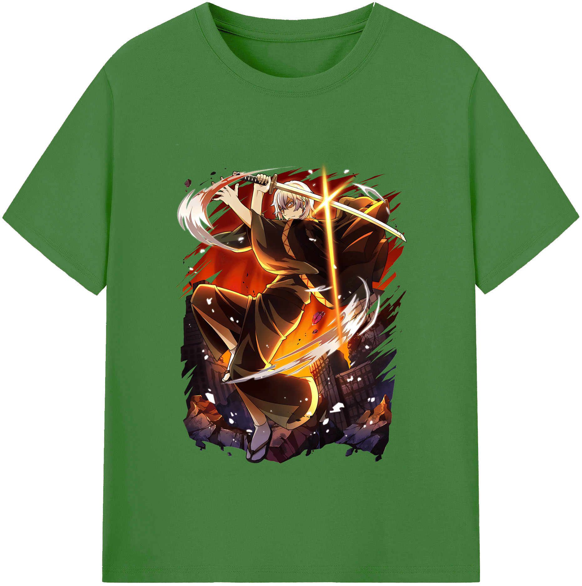 （画像用） 文豪ストレイドッグス Bungo Stray Dogs レディースカジュアルプリントTシャツ（綿100％）